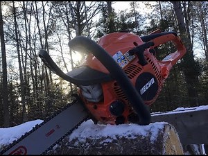 Modified ECHO 490 Chainsaw Overview and Running