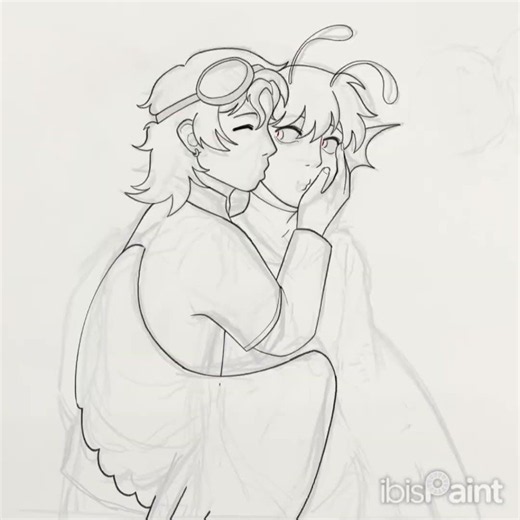 Art Fight Struggles (I fell asleep at my tablet while drawing)