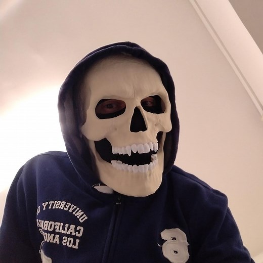 Skull Mask With Moveable Jaw - Realistic Skull Mask - Etsy