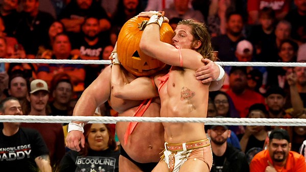 Matt Riddle hits a Pumpkin Spiced RKO on Otis