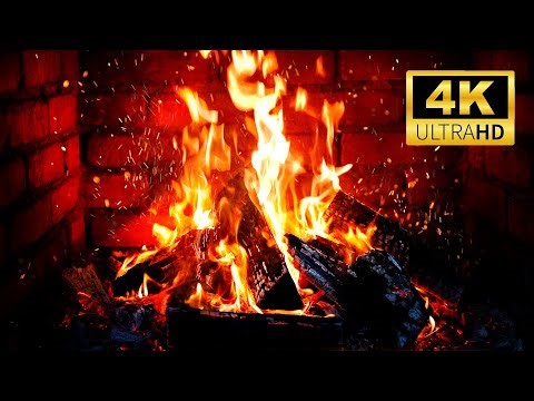 Autumn Fireplace Ambience (10 HOURS) 🍁🔥 Cozy Crackling Fire & Gentle Autumn Atmosphere 🍁