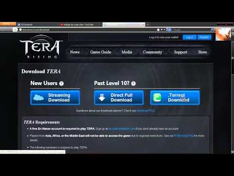 Tutorial de como baixar e instalar tera online completo