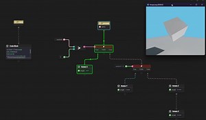 Now, my visual script has real-time flow visualization and some new nodes. What must not be missing for you in a visual script? AMA.