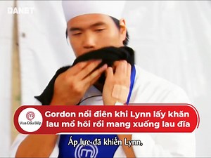 40K views · 300 reactions | Gordon nổi điên khi Lynn lấy khăn lau mồ hôi rồi mang xuống lau đĩa Đón xem Vua Đầu Bếp Mỹ - Master Chef có bản quyền chính thức tại DANET - Dịch vụ cung cấp nội dung theo yêu cầu của BHD. #MasterchefUS #MasterChef #VuaDauBep #Mua4 | Vua Đầu Bếp | Facebook