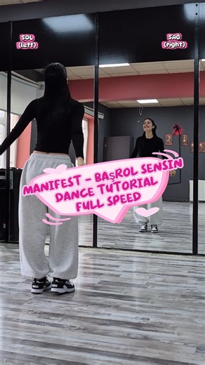 Manifest - Başrol Sensin Tutorial Full Speed #manifest #dance #tutorial #basrolsensin #fyp