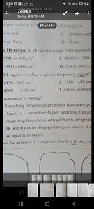 MCQs and IR Spectrum InterpretationMultiplier tube refers to ... | Filo