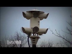 Sentry 40V2T, Short Alert & Attack: Evansville, Indiana (Vanderburgh Co. Tornado Siren Test, HD)