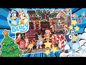 BLUEY Advent Calendar 🎄 ASMR NO TALKING Relaxing Satisfying Unboxing Sounds 🎁 Calendario de Adviento