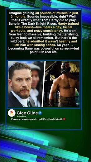 Tom Hardy's insane Bane transformation
