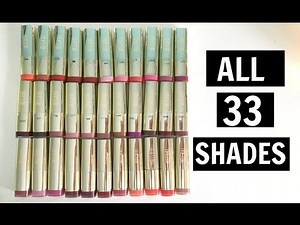 FULL COLLECTION | Milani Color Statement Lipsticks | Lip Swatches + Review