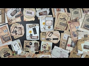 Making 100+ Vintage Ephemera Collage Pieces in 10 minutes!
