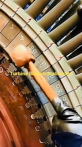 Turbine Blade Installation. #Turbine #turbineblades #installation #gasturbine #steamturbine #powerplant | Md. Tanvir Ahmed