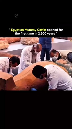 quantum explained on Instagram: "An ancient silence broken after 2,500 years-watching a sealed Egyptian mummy coffin being opened for the first time is like witnessing history breathe again. Every layer of linen, every carved symbol, and every grain of dust carries the weight of a forgotten world. The moment the lid lifts, it feels as if time folds in on itself, revealing craftsmanship, rituals, and mysteries preserved for millennia. It's not just an artifact-it's a story paused for centuries, n