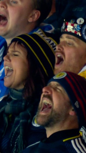 Hampden Park belts out Flower of Scotland before one of the biggest matches in their history 🏴󠁧󠁢󠁳󠁣󠁴󠁿 Win against Denmark and they’re off to the FIFA World Cup 2026. ↳ European Qualifiers™. Every Match. Live & Exclusive on Football's New Home, Stan Sport. #StanSportAU #WCQ | Stan Sport Football