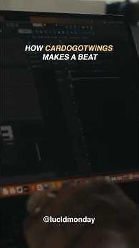 Cardo makes a beat on the spot 🔥 #cardogotwings #producer #beats #lucidmonday