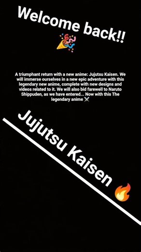 We will say goodbye to Naruto and Kakashi, and welcome Itadori and Gojo 🥋