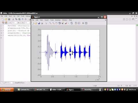 Muestras de audio y voz con Matlab