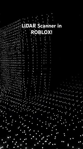 LiDAR Scanner technology simulation in ROBLOX! #roblox #robloxgamedesign #robloxdev