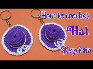 Amazing Easy Crochet Hat Keychain For Beginners 😍💫 | Easy Crochet Tutorial