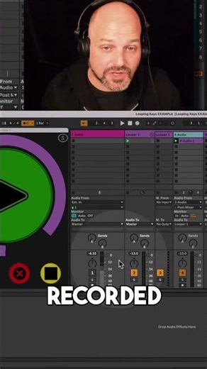 Live Looping: Simple Audio Setup to Record & Play Like a Pro! #shorts