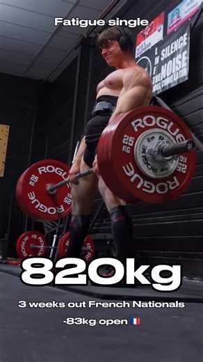 King Of The Lifts on Instagram: "France has a rising contender in the 83 kg class. @m_pwrl W3 SBD’s Fatigue Singles 820kg @86,5bw (RF +10kg) 285-200-335 Pas mal de marge squat/terre, bench un poil trop fatigué sur le primaire, on va remédier à ça 🔝 On se revoit dans 3 semaines pour la forme finale 🔥🇫🇷 Merci @emma_cf2r pour les rush 📹🙇‍♂️ @sbd4ever @sbd4ever.coaching 👨🏻‍🔧 #powerlifting #squat #bench #deadlift #83kg #sbd"
