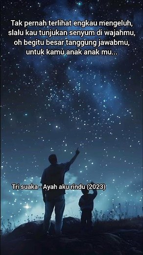 Tri suaka - Ayah aku rindu #liriklaguindo #liriklagu