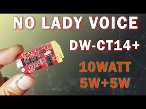 CT14+ Powerful 10Watt Bluetooth Amplifier Module-No Lady Voice Bluetooth Module