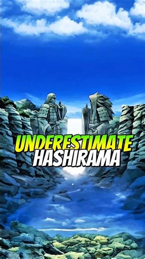Don’t Underestimate Hashirama 🤯 #anime #naruto