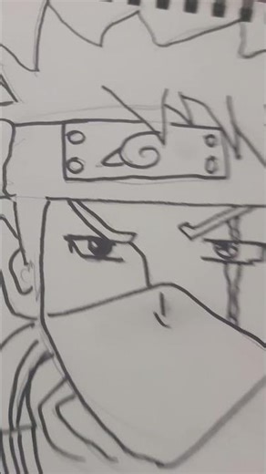 kakashi drawing #kakashihatake #anime#kakashi rap😎#drawing