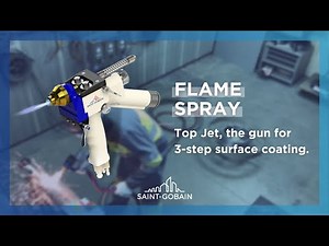 Quick overview of thermal spray process – Stainless steel coating done with Top Jet flame spray gun