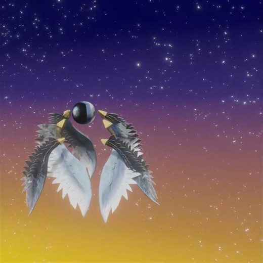 Seraphim Flying Blender Animation Loop