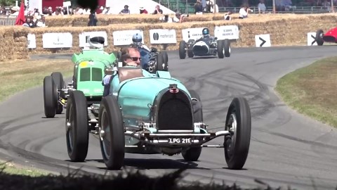 1926 Bugatti Type 35C features a long and slender racing body