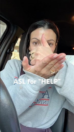 How to sign “help” in ASL #toddlers #parenting #babysign #language #speechtherapy #slp