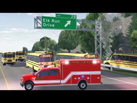 Greenville Wisconsin School Bus Highway Driving School Training Roblox Roleplay