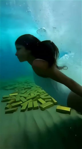 POV Waterfall Backflip Jump — Then We Found Gold Underwater 😮