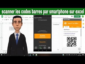 scanner les codes barres par smartphone et l'exporter sur Excel automatiquement