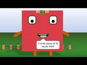 Numberblocks are playing in the powers of 2! Part 3.