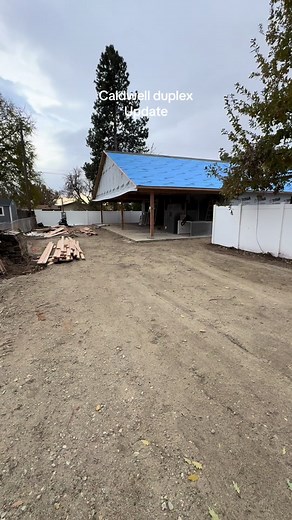 Here is another little update on the duplex pretty exiting to see it coming along more to come ##doublemconstruction##onfire🔥##moretocome##numberone##donerightthefirsttime##caldwellidaho