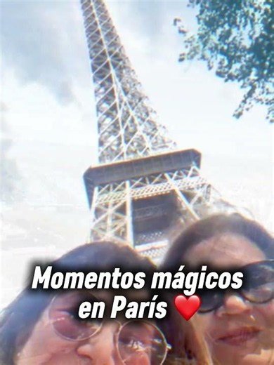 "Así se ve la Torre Eiffel 😍 París"