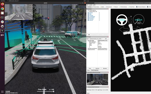 Autoware在仿真器AWSIM中演示