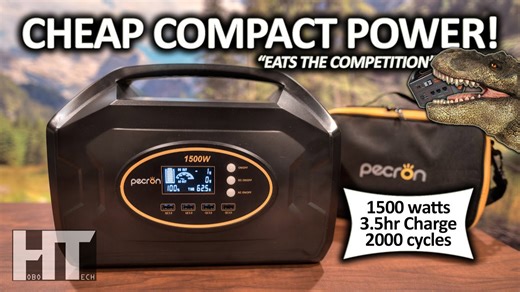 Best bang for the buck 1500w solar generator! Pecron S1500 solar power station review