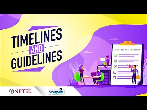 Timelines and Guidelines