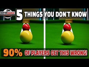 5 Snooker Mistakes You Should STOP Making | Snooker Tips