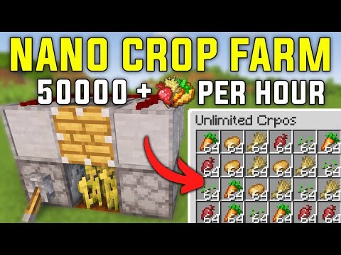 Easy Nano Crop Farm Tutorial - Minecraft 1.21+