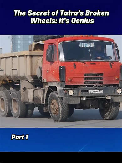 The Secret of Tatra’s Broken Wheels: It’s Genius!#MuscleCar #ClassicCars #V8Power #CarMaintenance #trucking #LEGENDARY