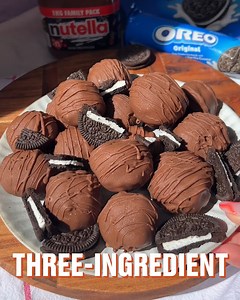 457K views · 1K reactions | Nuetlla Oreo balls are so easy to make and really delicious  | FOODbible | Facebook