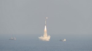 India test fires K-4, a 3,500 km nuclear-capable missile meant for Arihant submarine