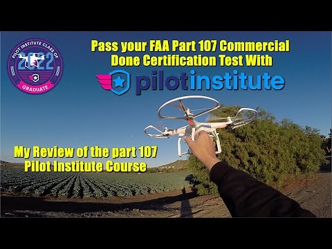 Pilot Institute Part 107 training course review