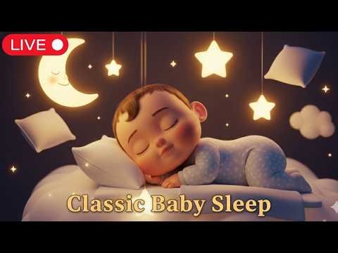 🔴 LIVE STREAM - Classic Baby Lullaby 🌙 Dreamy Night | Music Box Sleep Music for Babies & Newborns