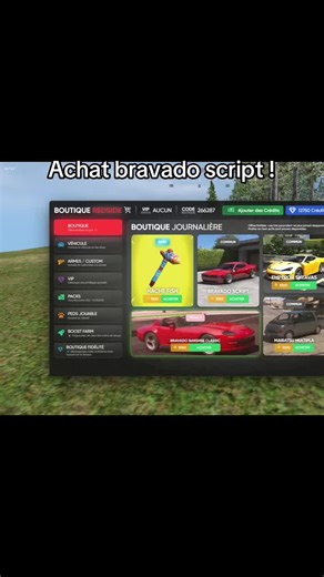 Achat bravado script #pourtoi #redside #redsidev5 #roadtocm